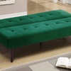 Image 4: Living And Home Modern Tufted Sofa Bed with Towelling Upholstery