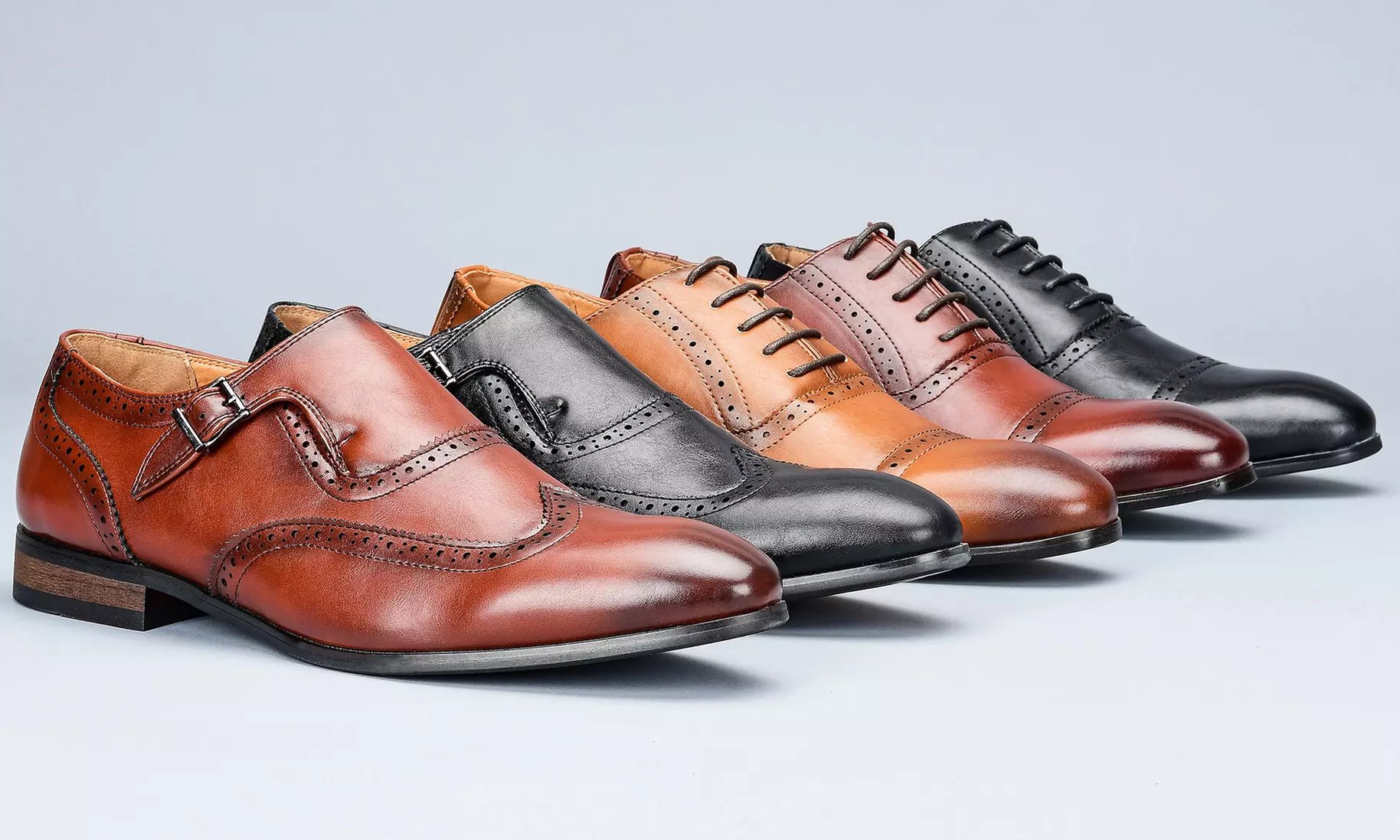 Vincent Cavallo Men's Classic Oxford Dress Shoes - Primary Image