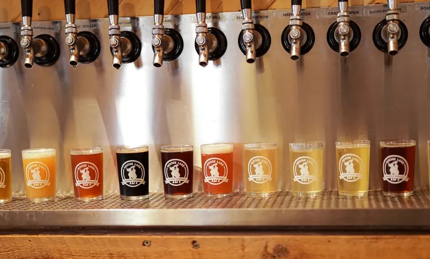 Image 2: Five-Beer Flight for One, Two or Four