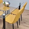 Image 7: Glass Dining Table Set with Chair Options