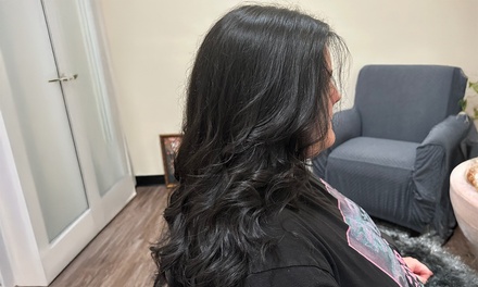 One Process All Over Color, Shampoo, Conditioner, Blowdry With Trim - Starry Strands Studio