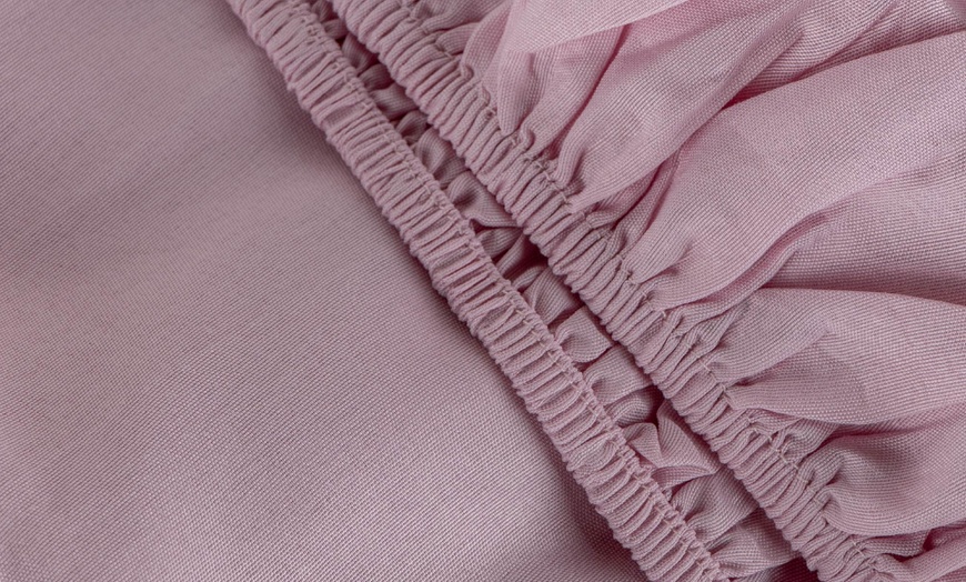 Image 6: Lenzuolo sotto no stiro in tinta unita