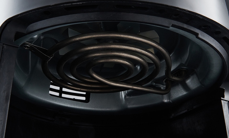 Image 7: 5.5L Knob Air Fryer Black