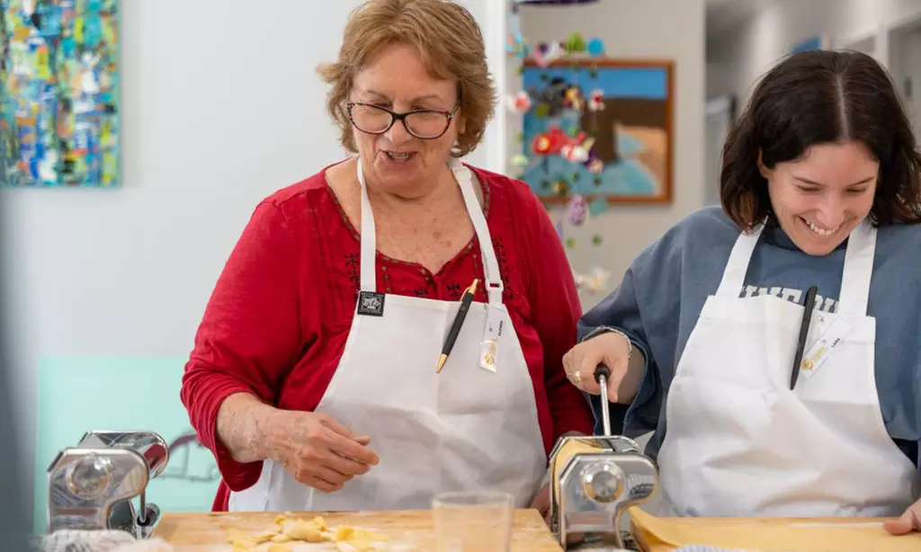 Italian Tuscan Dinner or Grandma's Pasta Cooking Class for Solo/Couple