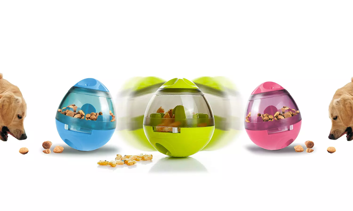 Tailtoys Dog Feeder Tumbler Ball Increases IQ  Toy