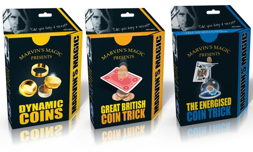 Image 1: Marvin's Magic Coin Tricks Bundle