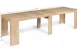 Table console extensible en bois Kocoon, longueur au choix, livraison offerte - Second Medium