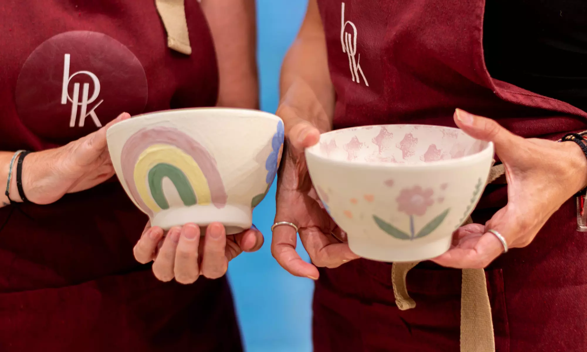 Taller de pintura en cerámica con bebida