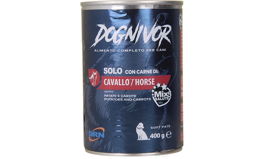 Image 3: Box con 24 lattine assortite di cibo umido per cani Dognivor