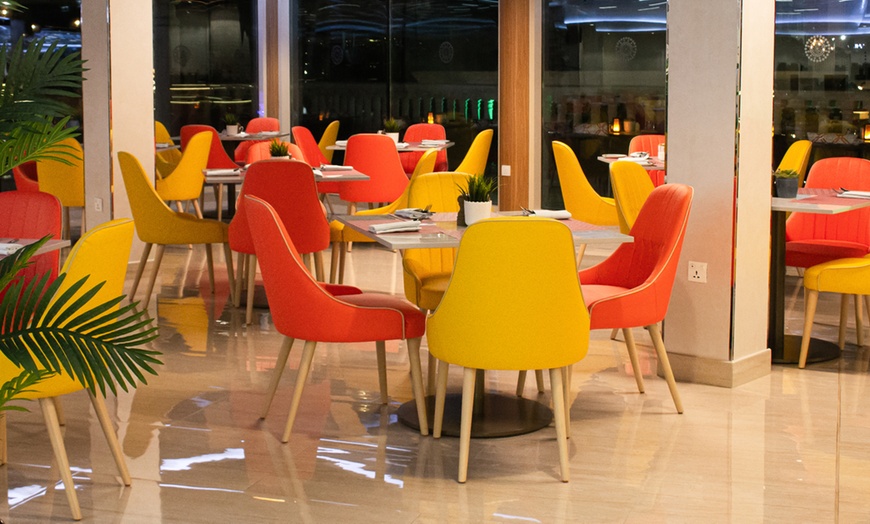 Image 2: Enjoy 5* International, Italian, Mediterranean, or Seafood Theme Night