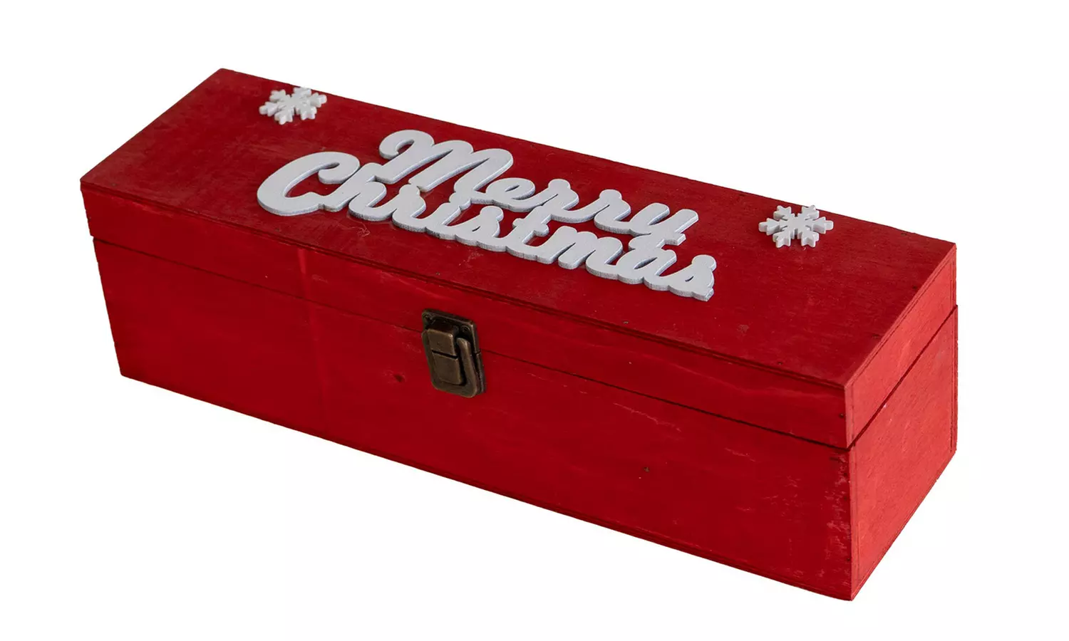 Cassetta portabottiglie natalizia