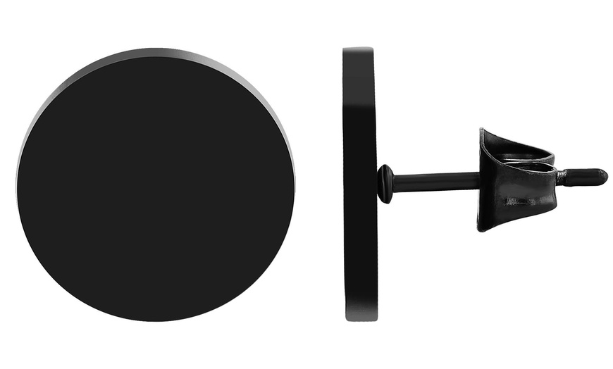 Image 45: Akzent Edelstahl-Ohrstecker für Damen