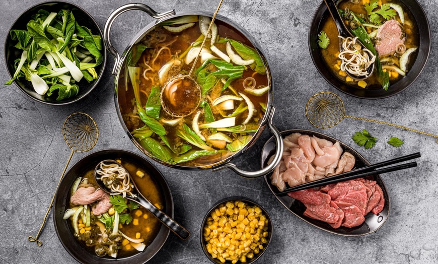 Image 1: Fondue chinoise au restaurant Le Jardin de Bambou