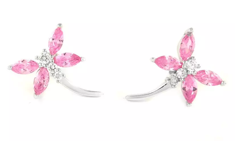 Solid sterling Silver Dragonfly Earrings