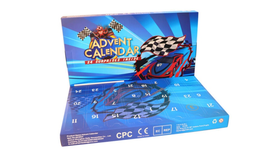 Image 4: 24-Day Race Car Advent Calendar, Limited Edition Racing Cars