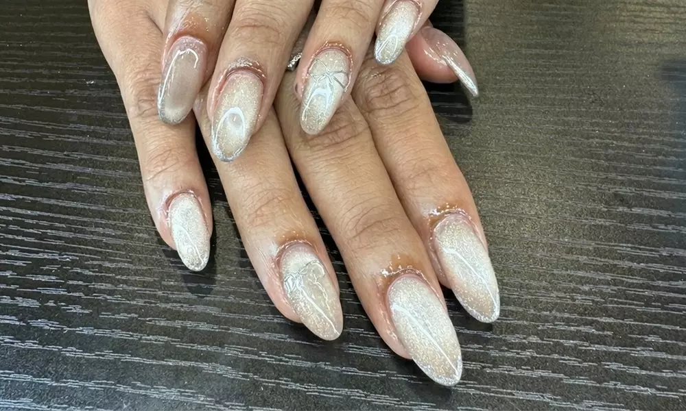 Russian Manicure or Extension & BIAB with Color Gel or Cat-Eye Design