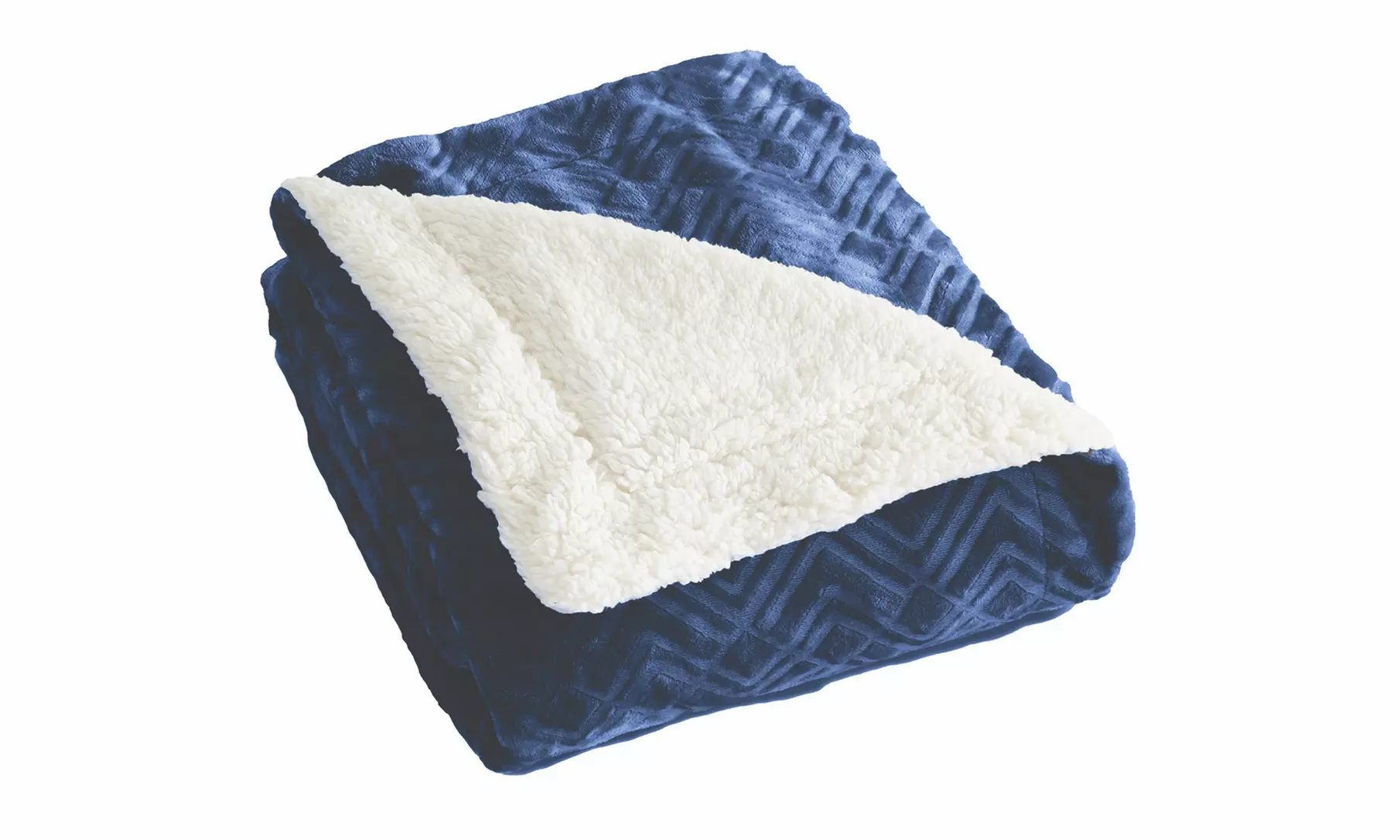 Cozy Plush Velvet & Sherpa Reversible Throw Blanket