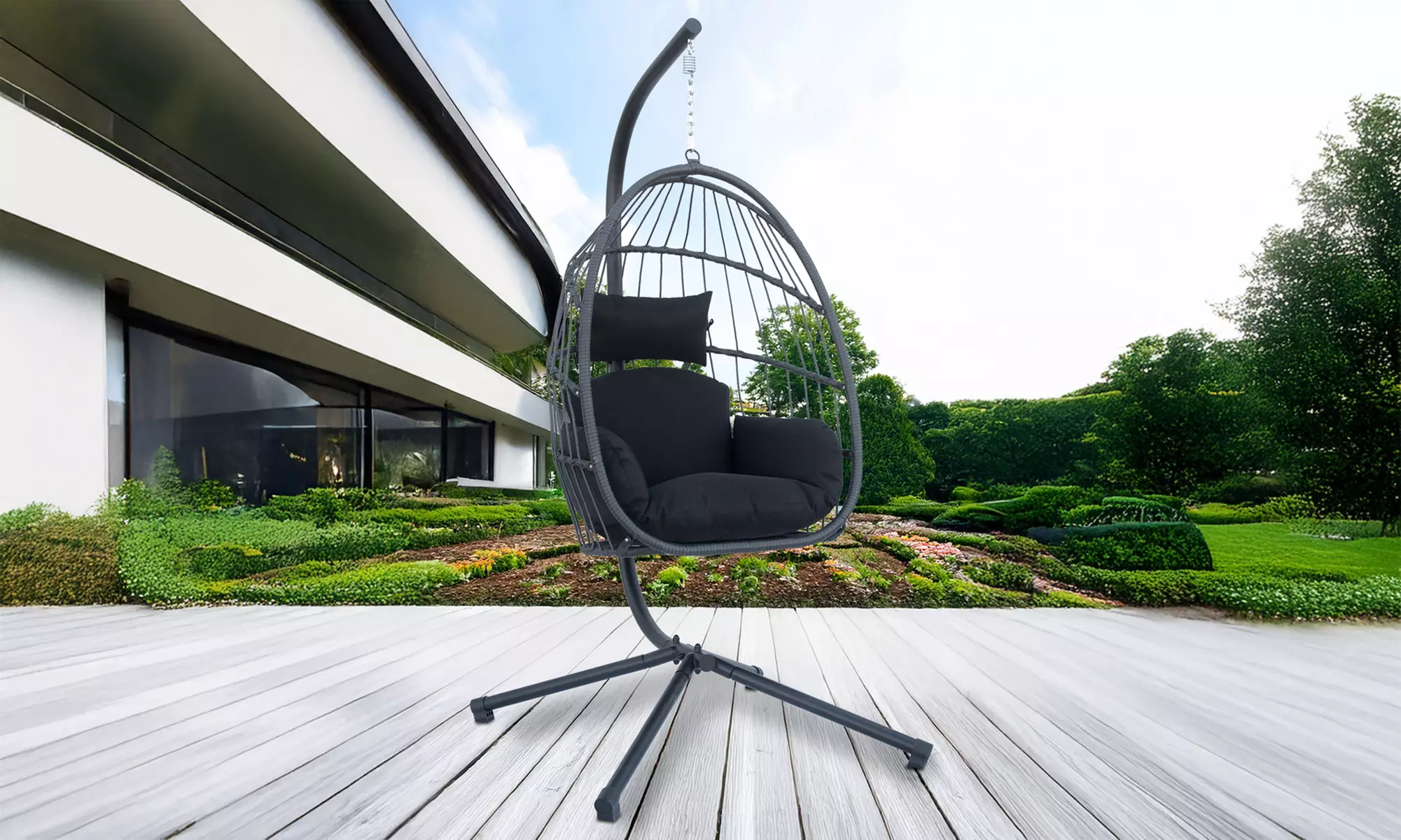 Poltrona a dondolo sospesa