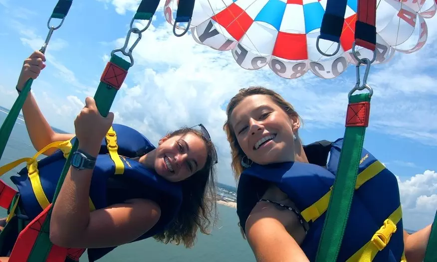 Glide Solo, Paired or in Tandem with a Parasailing Adventure!