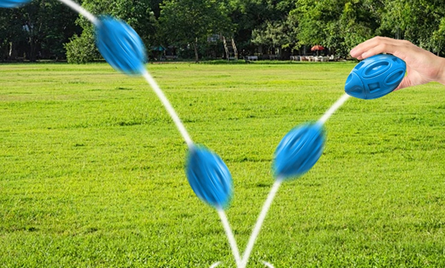 Image 7: Puppy Chew Ball Toy: 1 Pc - Blue or Orange