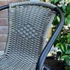 Image 4: Bolero Two-Seater Modern Rattan-Effect Bistro Set