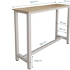 Image 13: Tavolo alto stile bar
