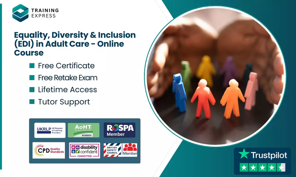 Get Certified in EDI in Adult Care or Lifetime Membership to 2500+ Courses Online at Training Express