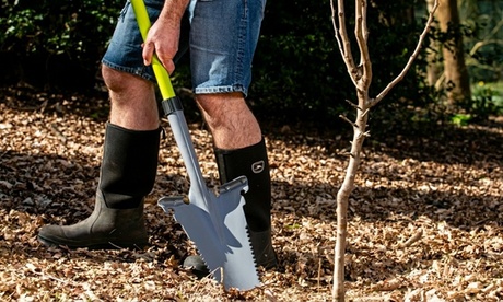 Groupon Unisex Heavy-Duty Multi-Purpose Garden Shovel With Serrated Blade