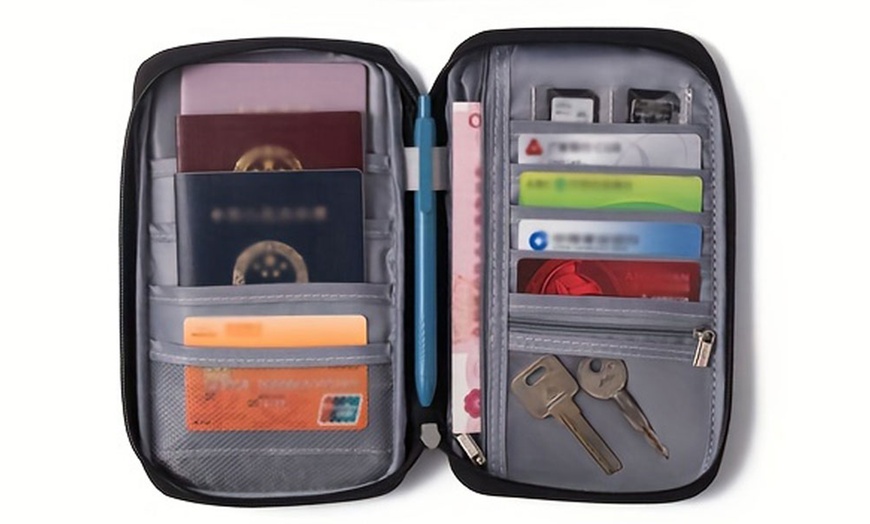 Image 8: 1x oder 2x Organizer für Pass und Reise-Unterlagen