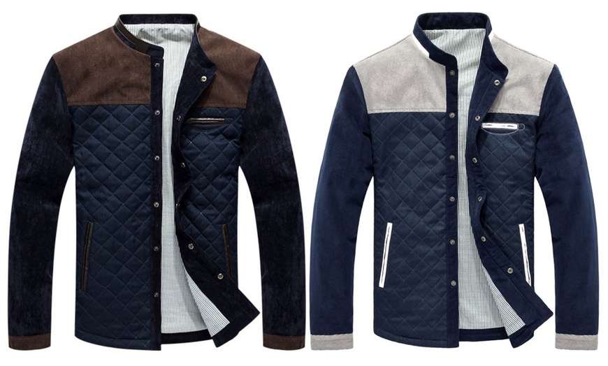 Image 1: Men's Quilted Jacket