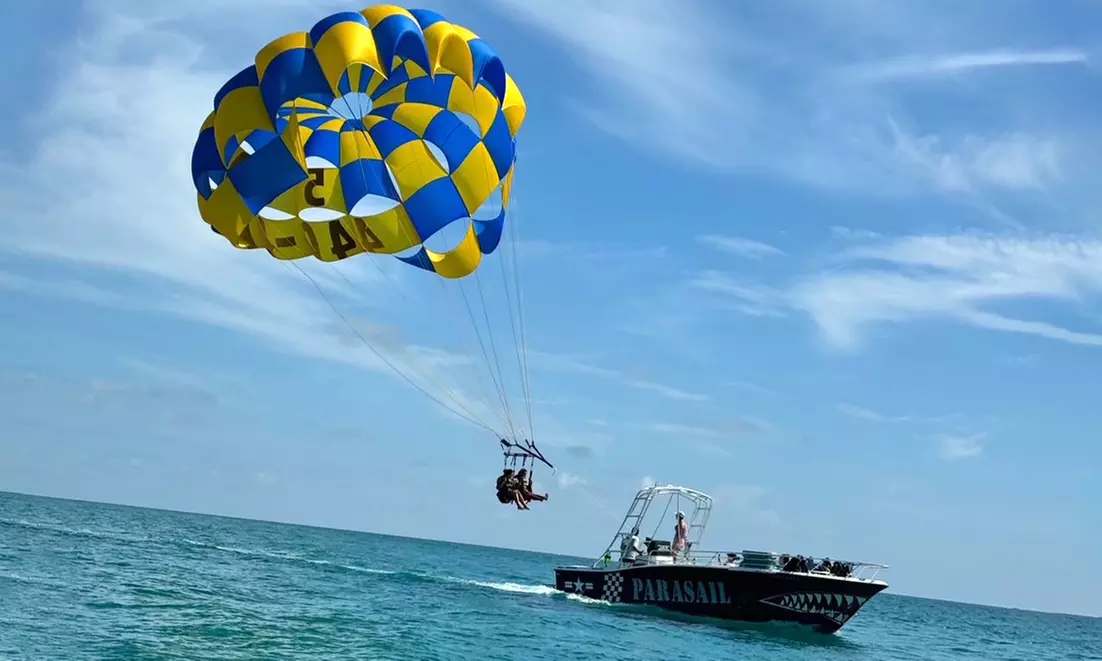 Enjoy & Explore 90-Minute of Parasailing For Two or Four 