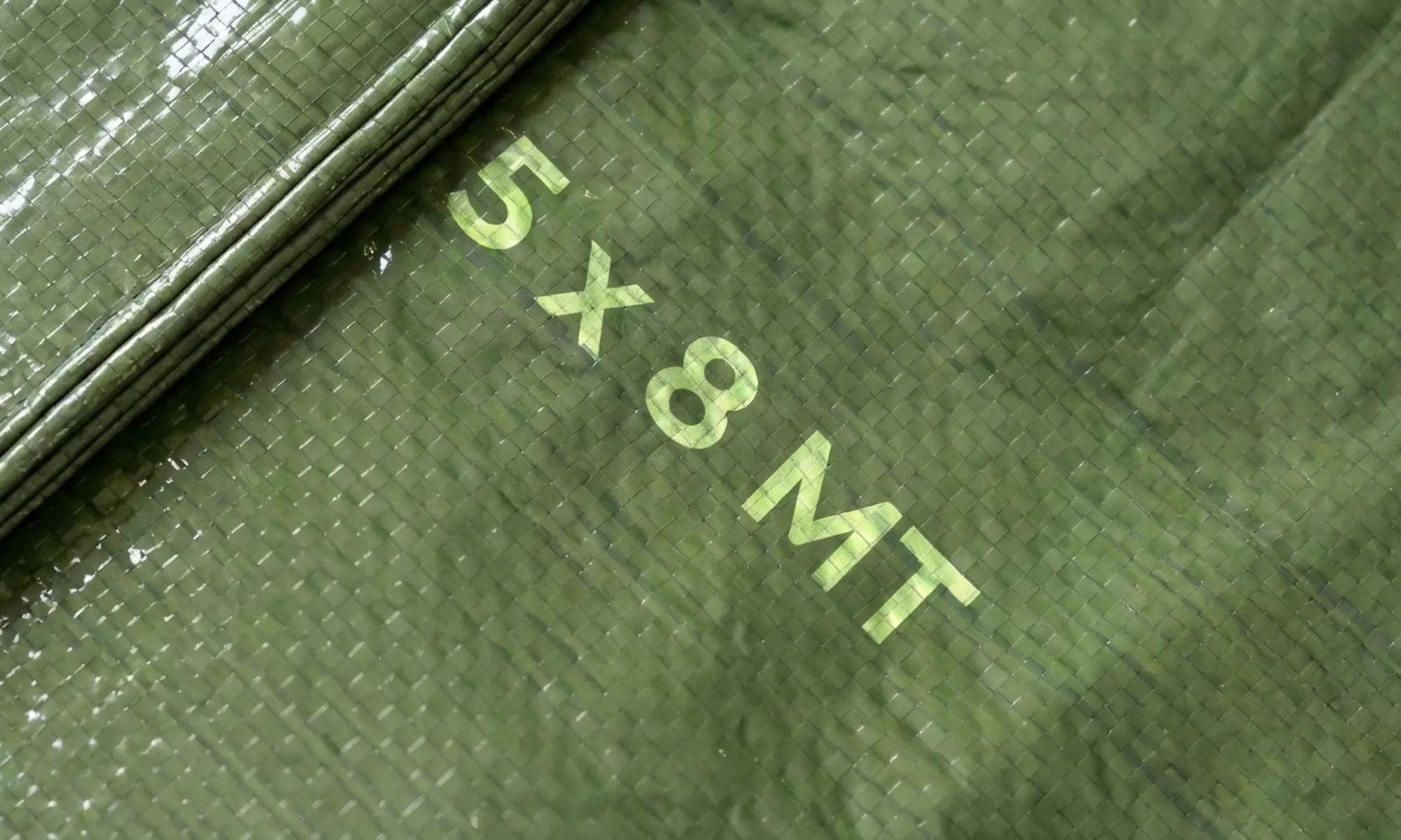 Wasserfeste, reißfeste Plane