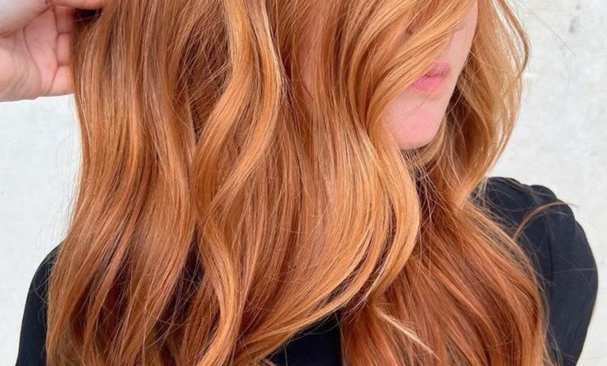 Image 3: Haircut with Partial Highlights, Full Color, or Blowout