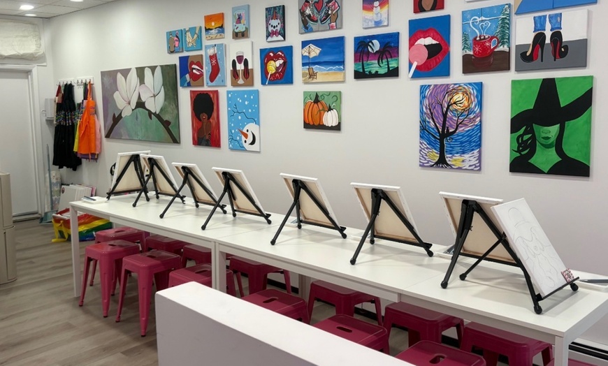 Image 6: Sip & Paint Fun – Creative Sessions in East Meadow