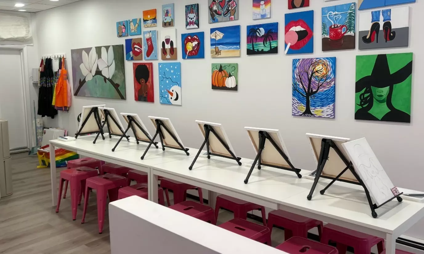 Sip & Paint Fun – Creative Sessions in East Meadow