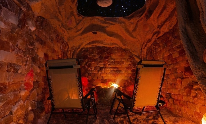 Image 7: Infrared Sauna, Fire & Ice, Salt Cave & Mom's Mimosas for Wellness