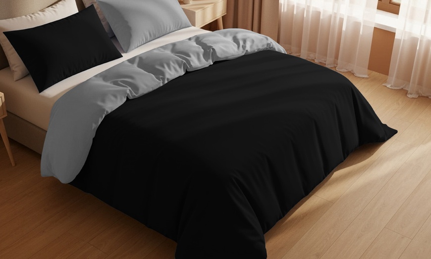 Image 5: Set copripiumino matrimoniale double face 100% cotone