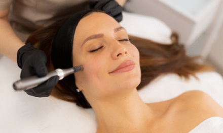 One Session: Medical Grade Full Face Micro-needling with Korean Exosome - HBL Cosmetic Clinic