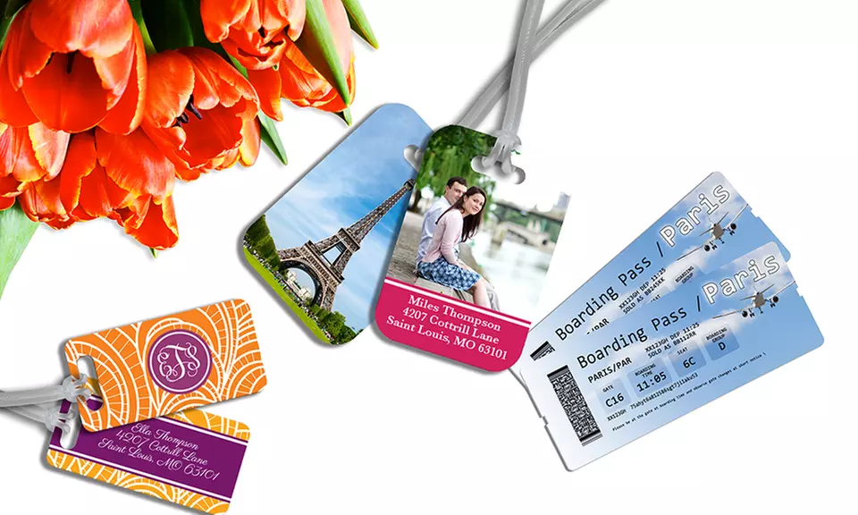 Personalized Luggage Tags from Paper Concierge (Up to 78% Off) - Second Medium