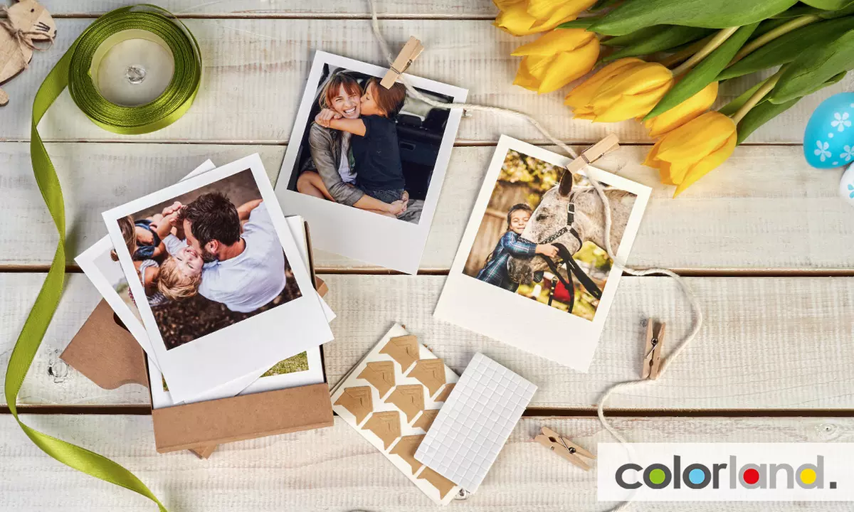 Memo prints: kit de 25 fotos retro con Colorland