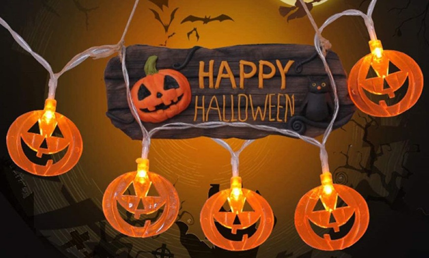 Image 4: Halloween Decoration LED Pumpkin Light String