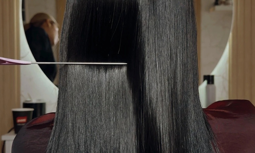 Image 3: Alisado de keratina orgánica con lavado, corte de puntas y peinado 