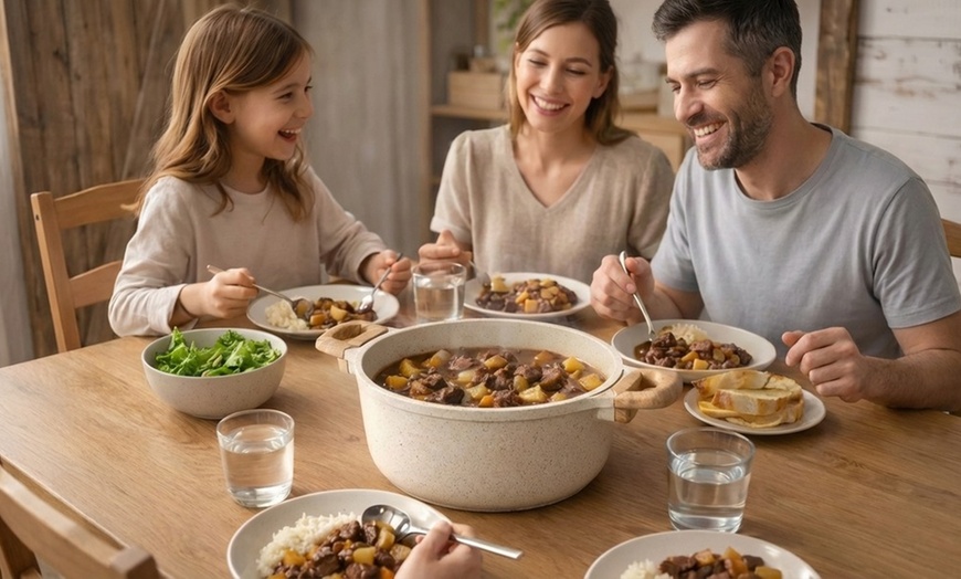 Image 33: Cocotte avec couvercle, batterie de cuisine de 6 ou 13 pièces