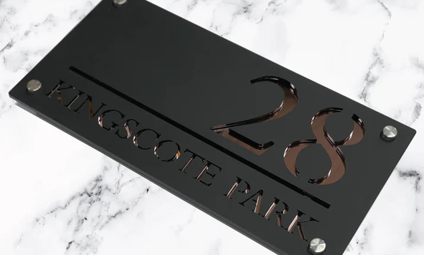 Image 3: Premium Laser‑Cut House Signs for Elegant, Personalised Style