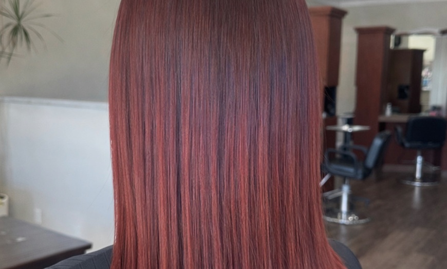 Image 4: Haircut w/ Deep Condition, Blow-Dry & Highlights or Ombre or Balayage