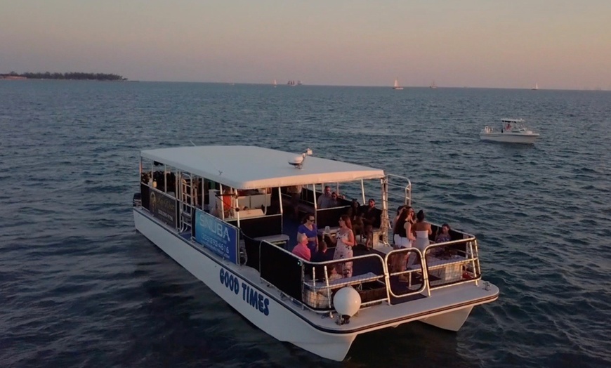 Image 1: All-Inclusive Sunset Cocktail Cruise at Key West