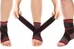 DCF Adjustable Ankle Compression Sleeve for Men and Women (1-Pair) - Second Medium