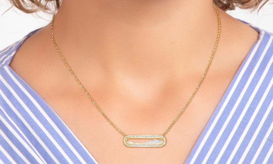 Image 2: SC Crystal Women's Necklace Collections