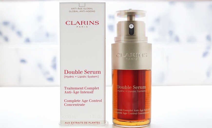 Image 1: Clarins Double Serum Complete Age Control Concentrate 30ml