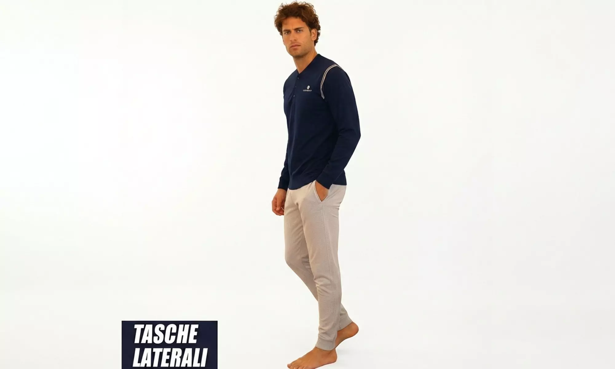 Pigiama da uomo in cotone Nottingham